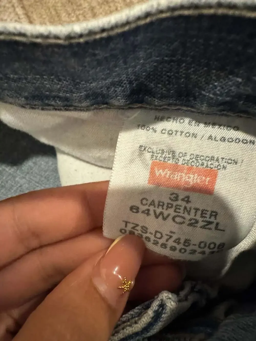 Wrangler carpenter denim